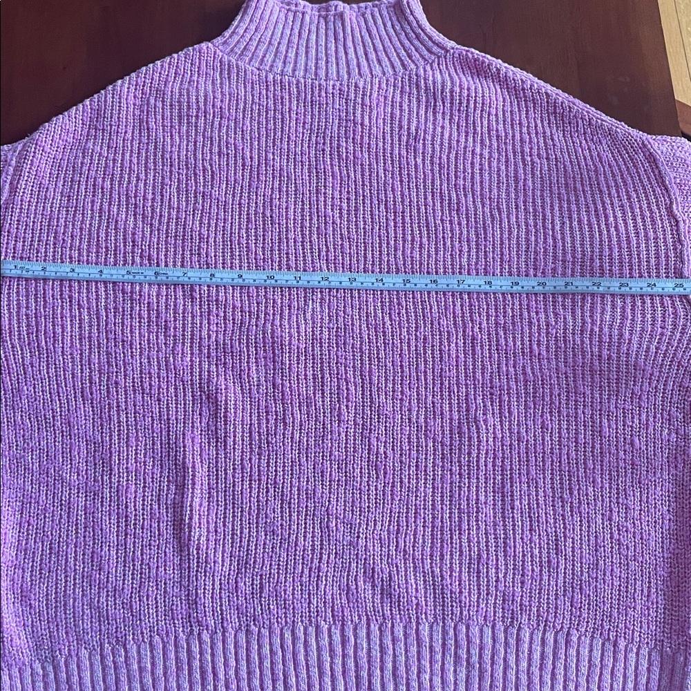 Aerie Hit the Spot Mockneck Pink Sweater, XL - Picture 7 of 7